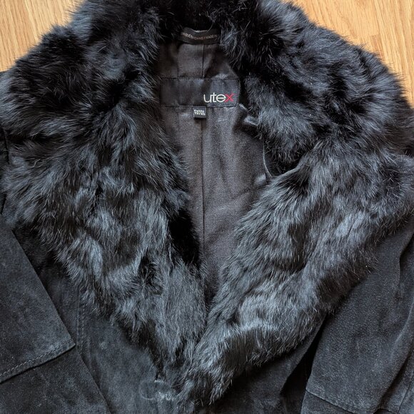 VTG Leather Coat - Picture 5 of 15